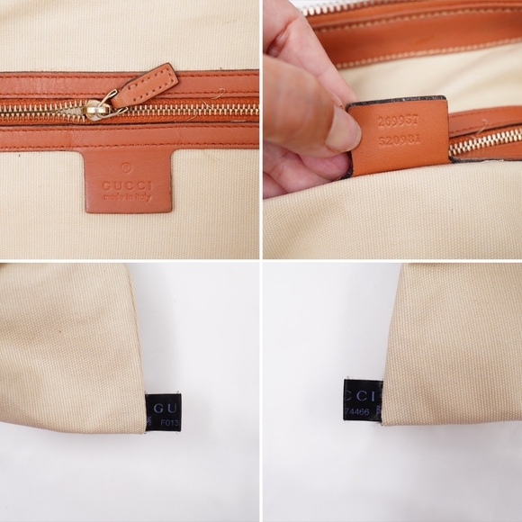 AW05❤️ GUCCI Monogram Heart Bit Charm Top Handle Tote - Picture 13 of 16